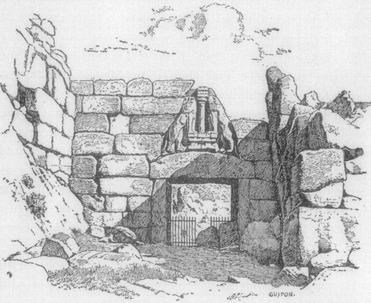 The Lion Gate, Mycenæ.