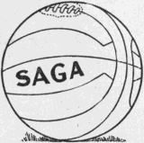 Drawing of a SAGA football