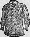A woollen jersey with lace-up front
